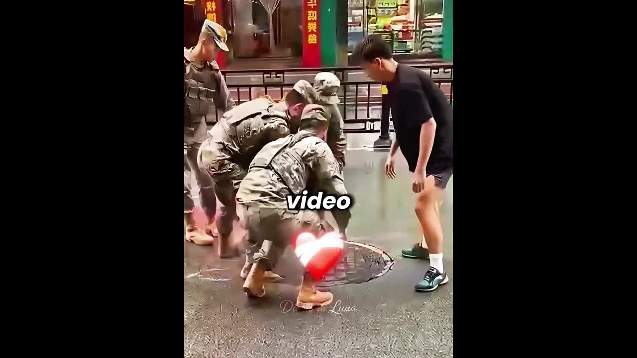 Il bambino che ha salvato un altro dal tombino