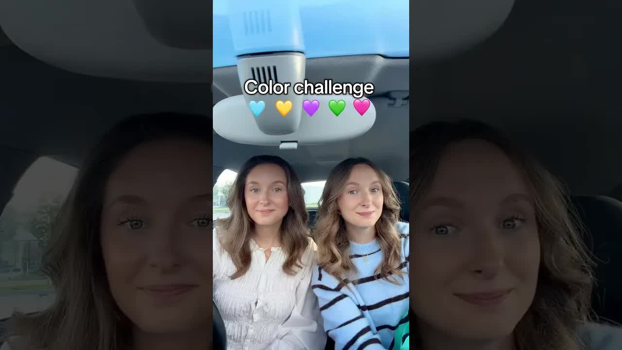 Färgshoppingchallenge med tvillingar