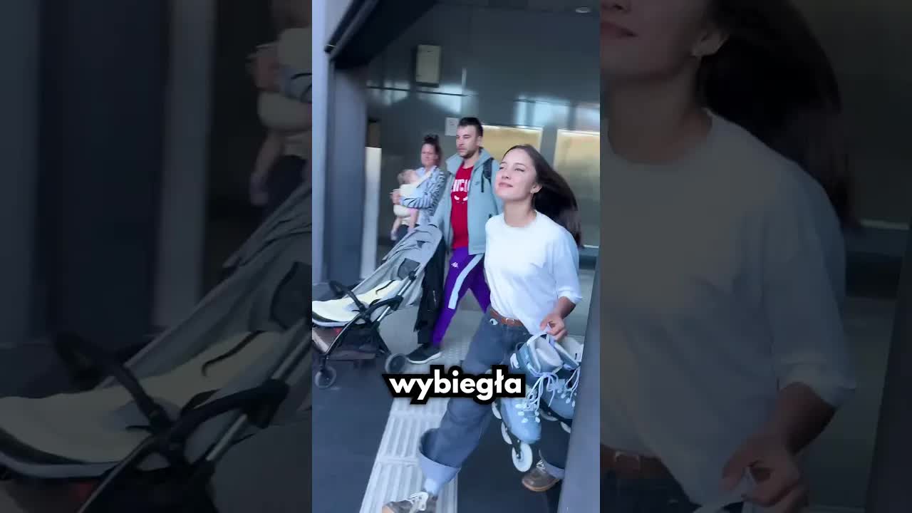 Dziewczyna spóźniła się na egzamin i użyła rolek