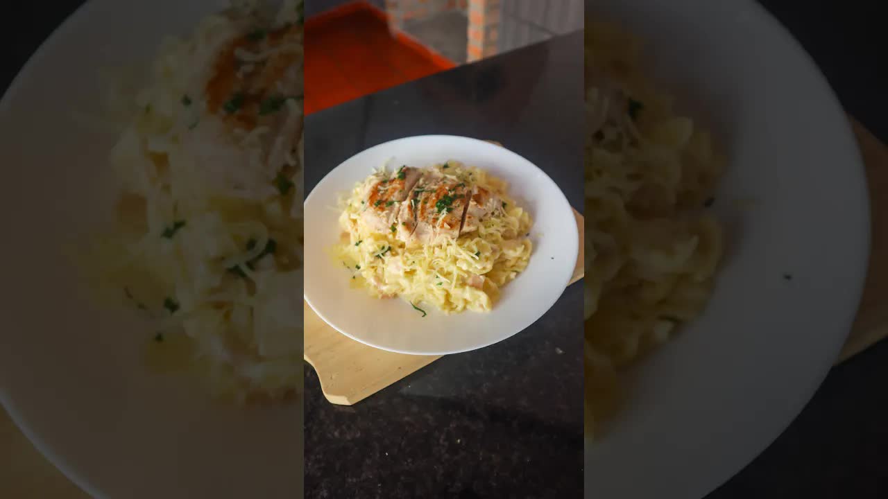 Cómo preparar pasta Alfredo con pollo