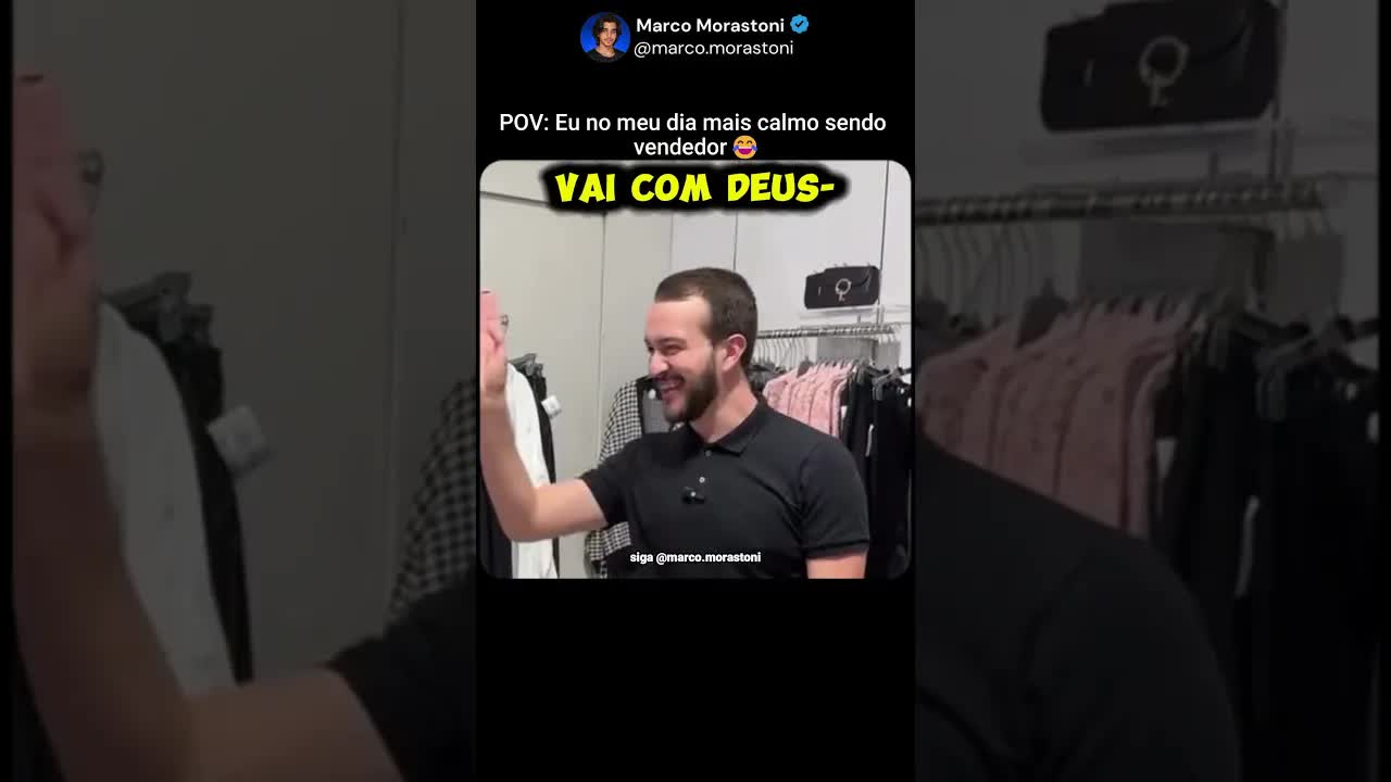 POV: O dia mais calmo do vendedor