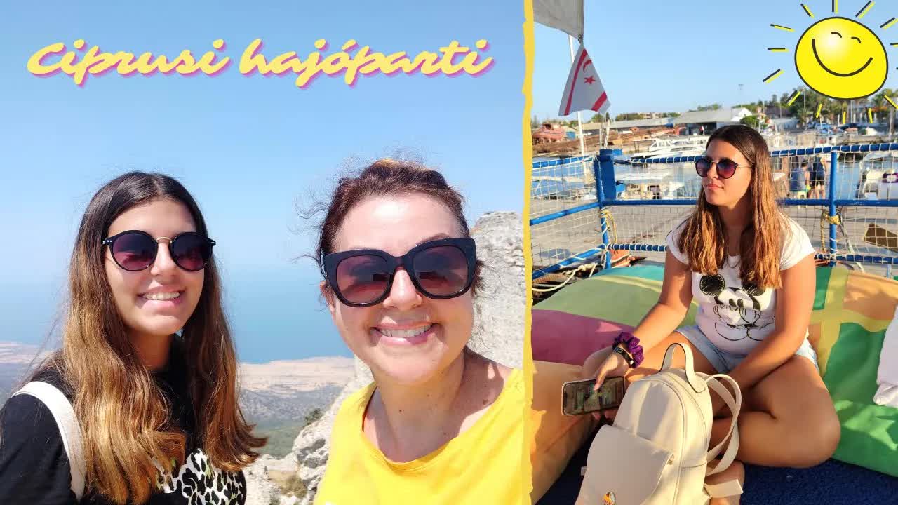Hajózás és Kantara vár felfedezése Cipruson