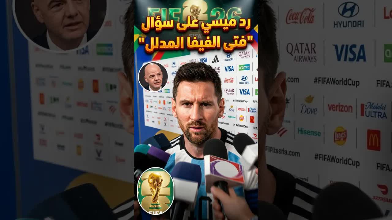 رد ميسي الجليدي على صحفي عن محاباة الفيفا