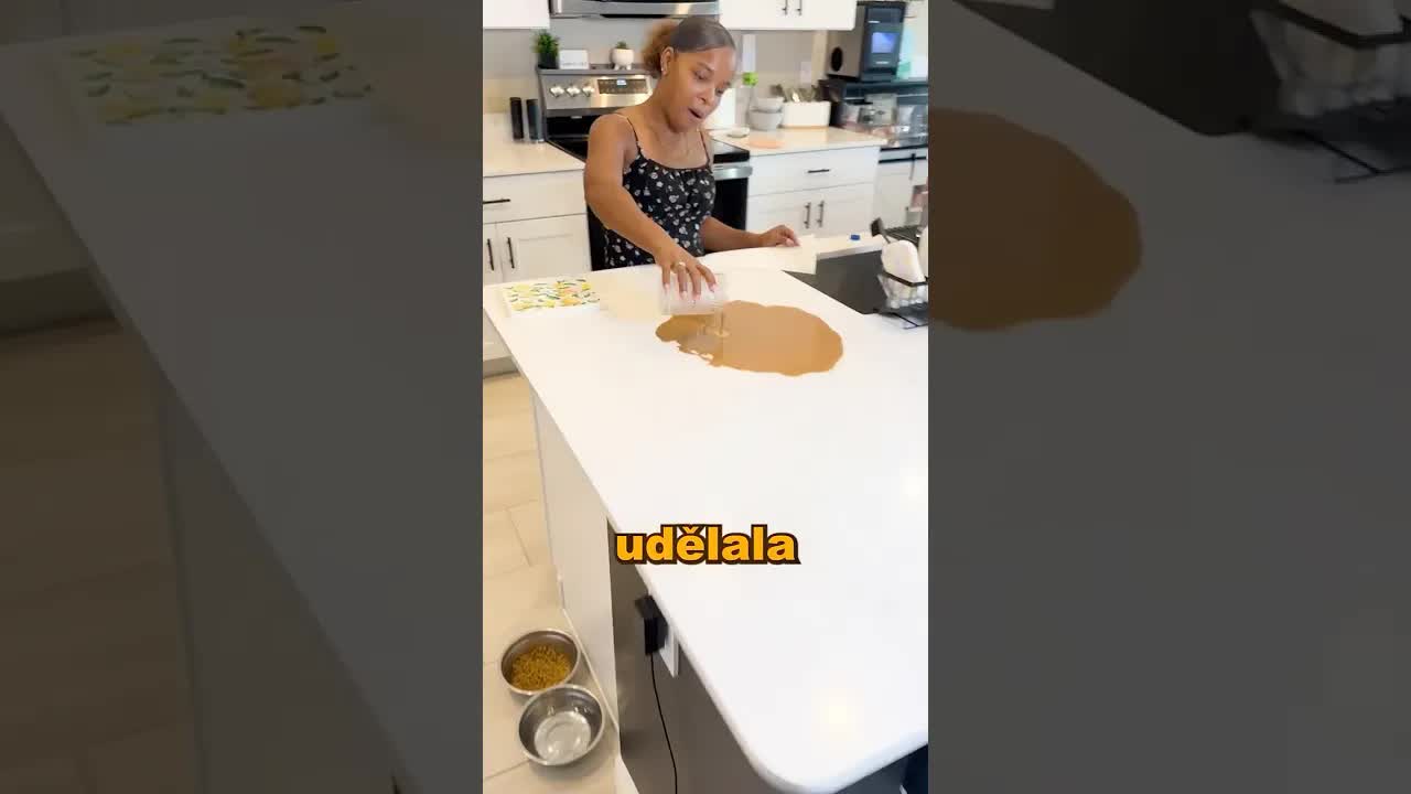 Manžel nechápal trik s útržkou v kuchyni
