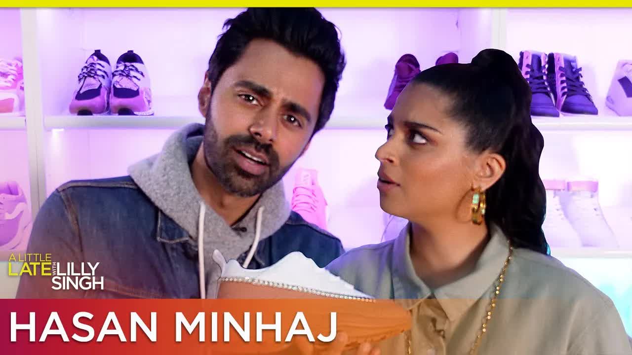 Hasan Minhaj Roasts Lilly’s Sneakers And Talks Parenting