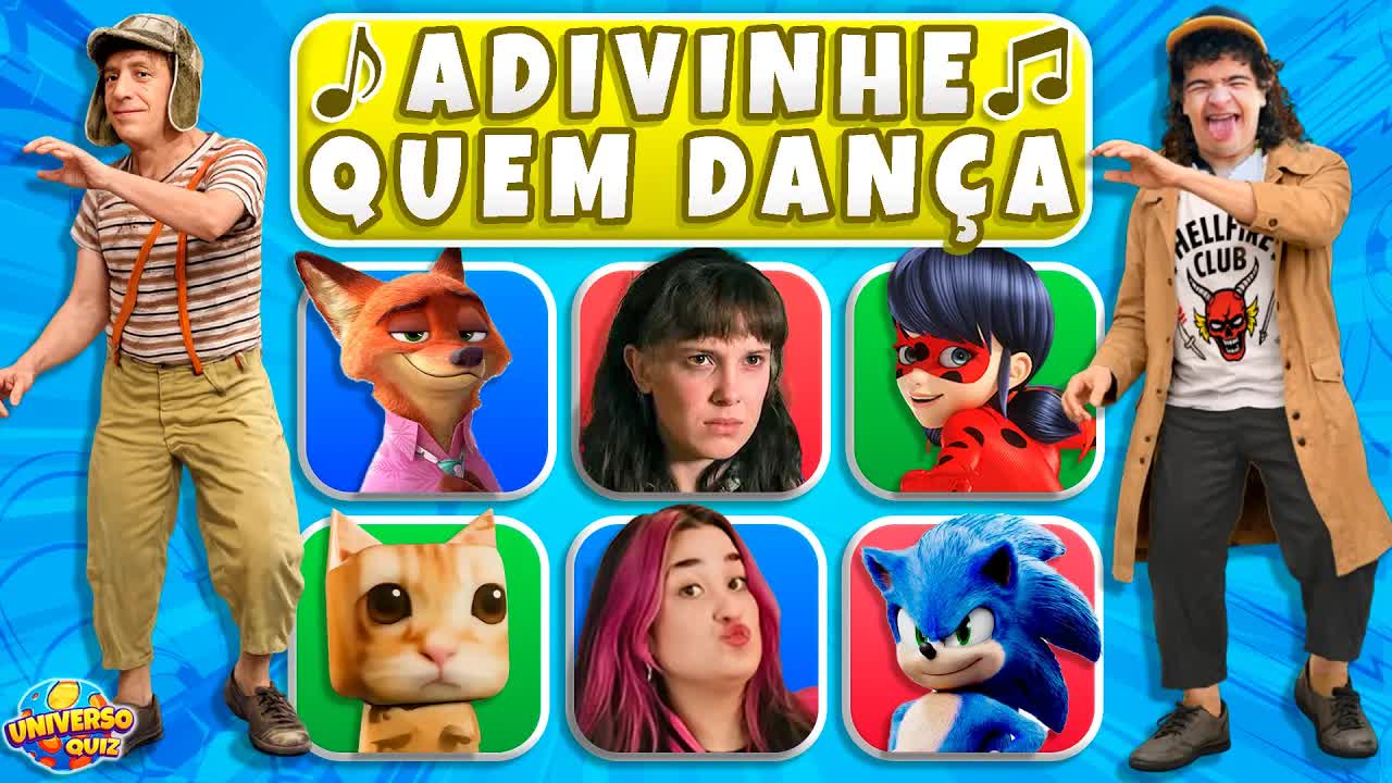 Adivinhe Quem Está Dançando: Desafio de Personagens