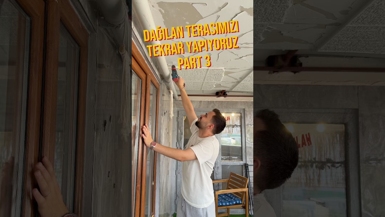 Dağılan Terasımızı Tamir Ediyoruz