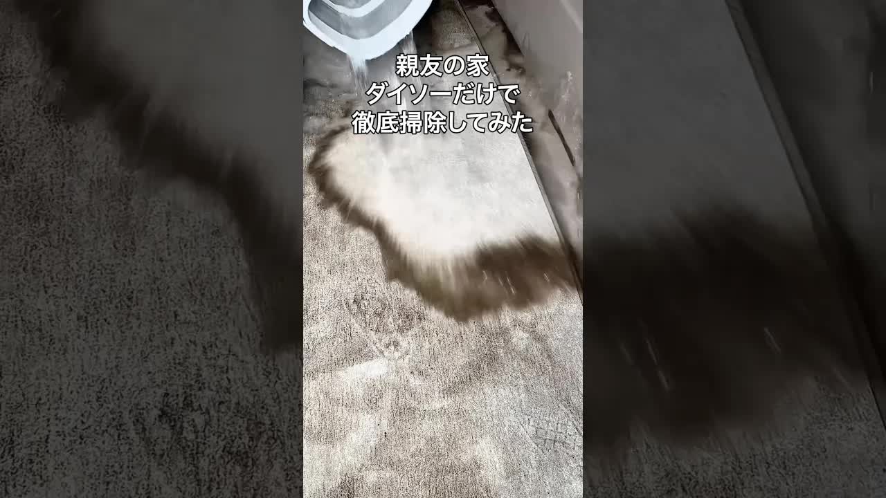 ダイソーグッズで親友の家を徹底掃除