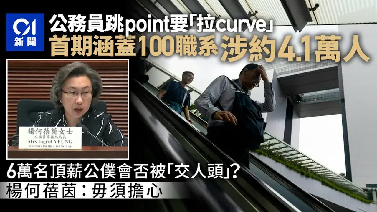 公務員評核優化計劃首期涵蓋4萬1千人