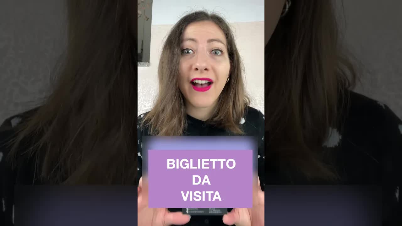 Cos'è un biglietto da visita?