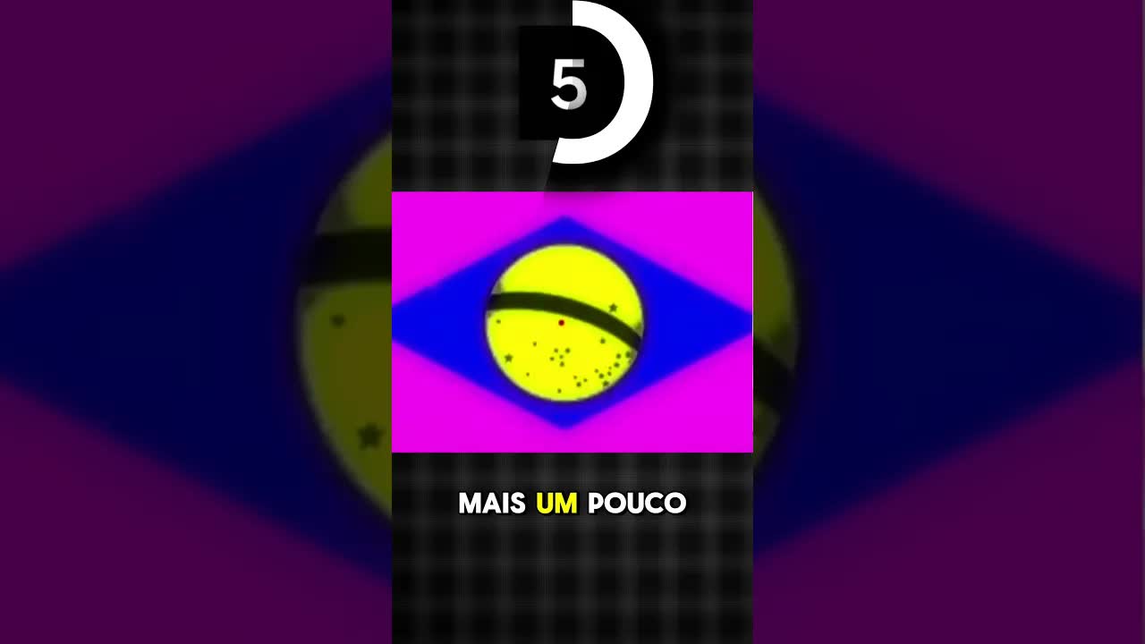 Ilusão de ótica: Veja a bandeira do Brasil