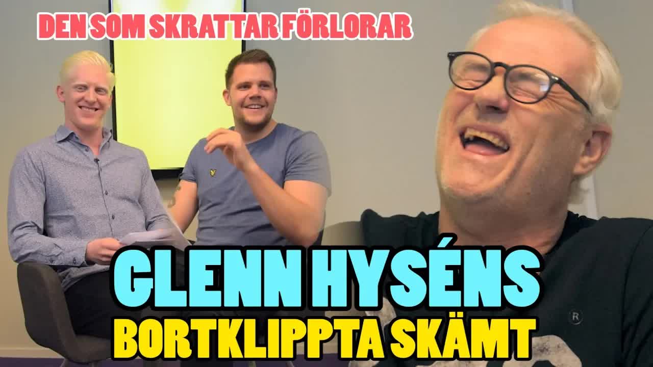 Glenn Hyséns bortklippta vitsar och skämt