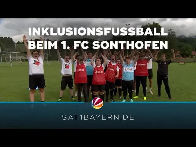Inklusion beim Fußball im 1. FC Sonthofen