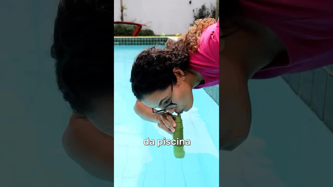 Testei o canudo que purifica qualquer água