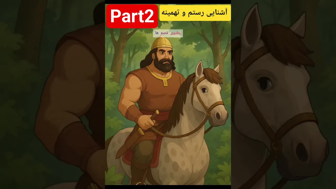 آشنایی رستم و تهمینه در شهر سمنگان