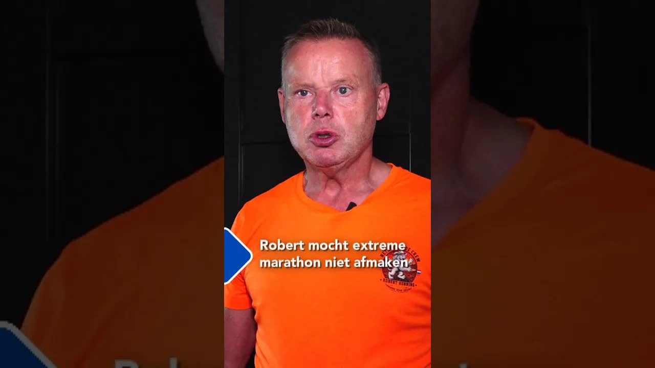 Robert mocht extreme marathon niet finishen