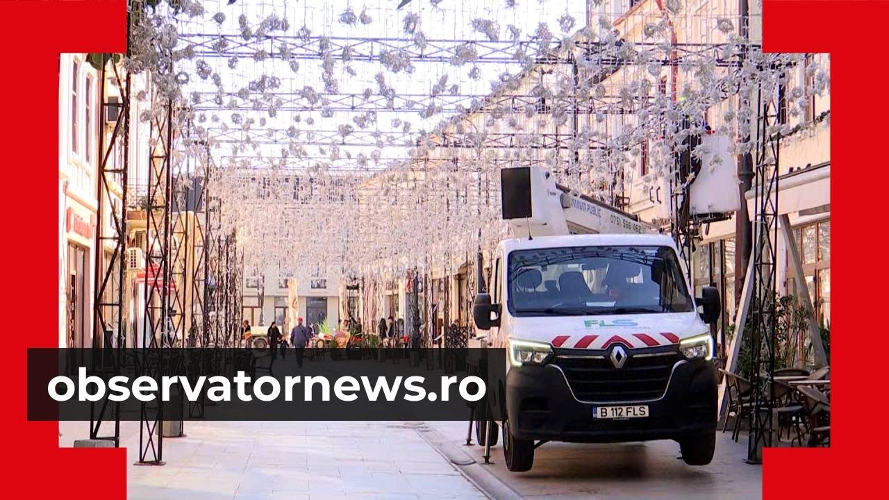 Pregătirile Târgului de Crăciun din Craiova