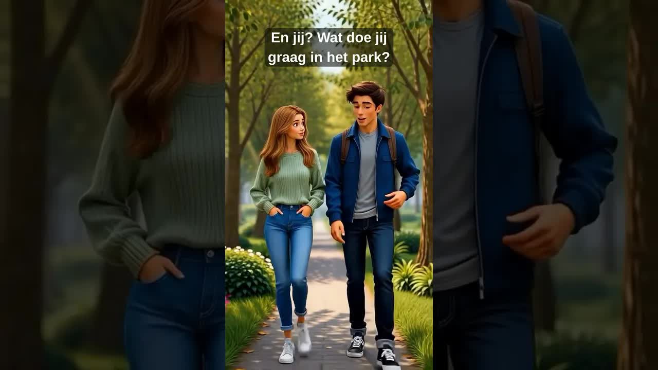 Een gesprek in het park