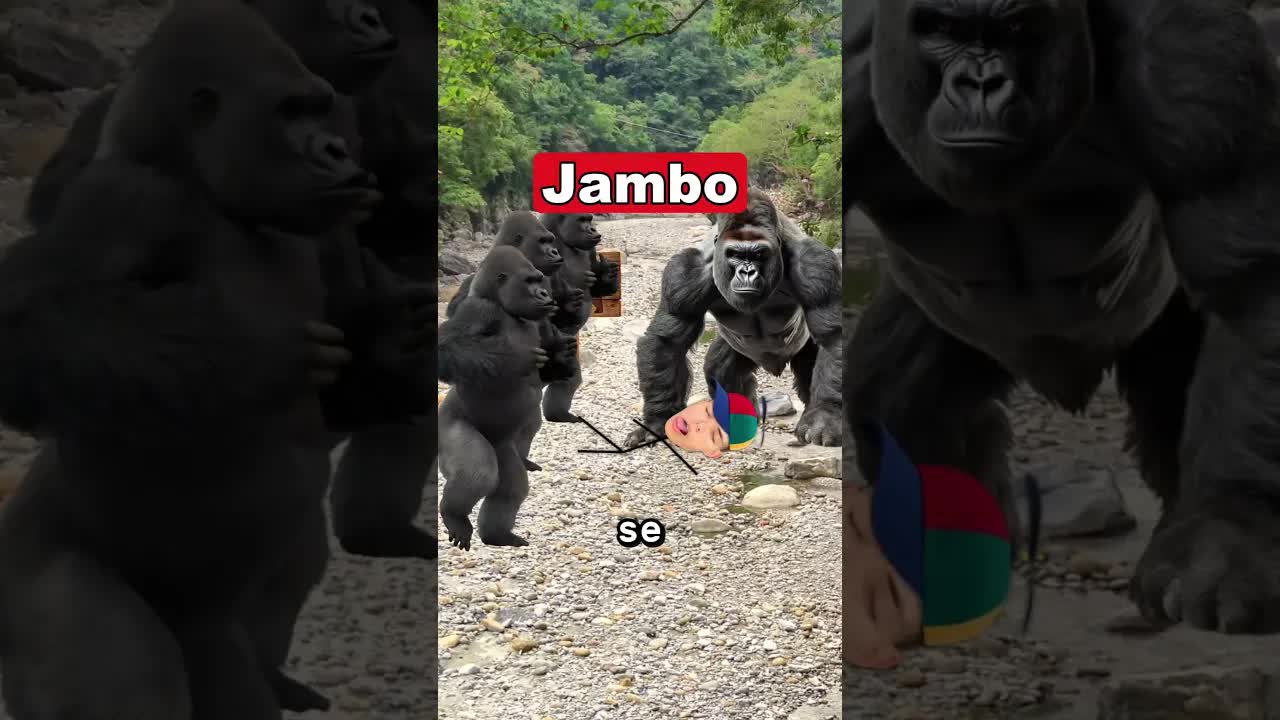 El gorila Jambo salvó a un niño