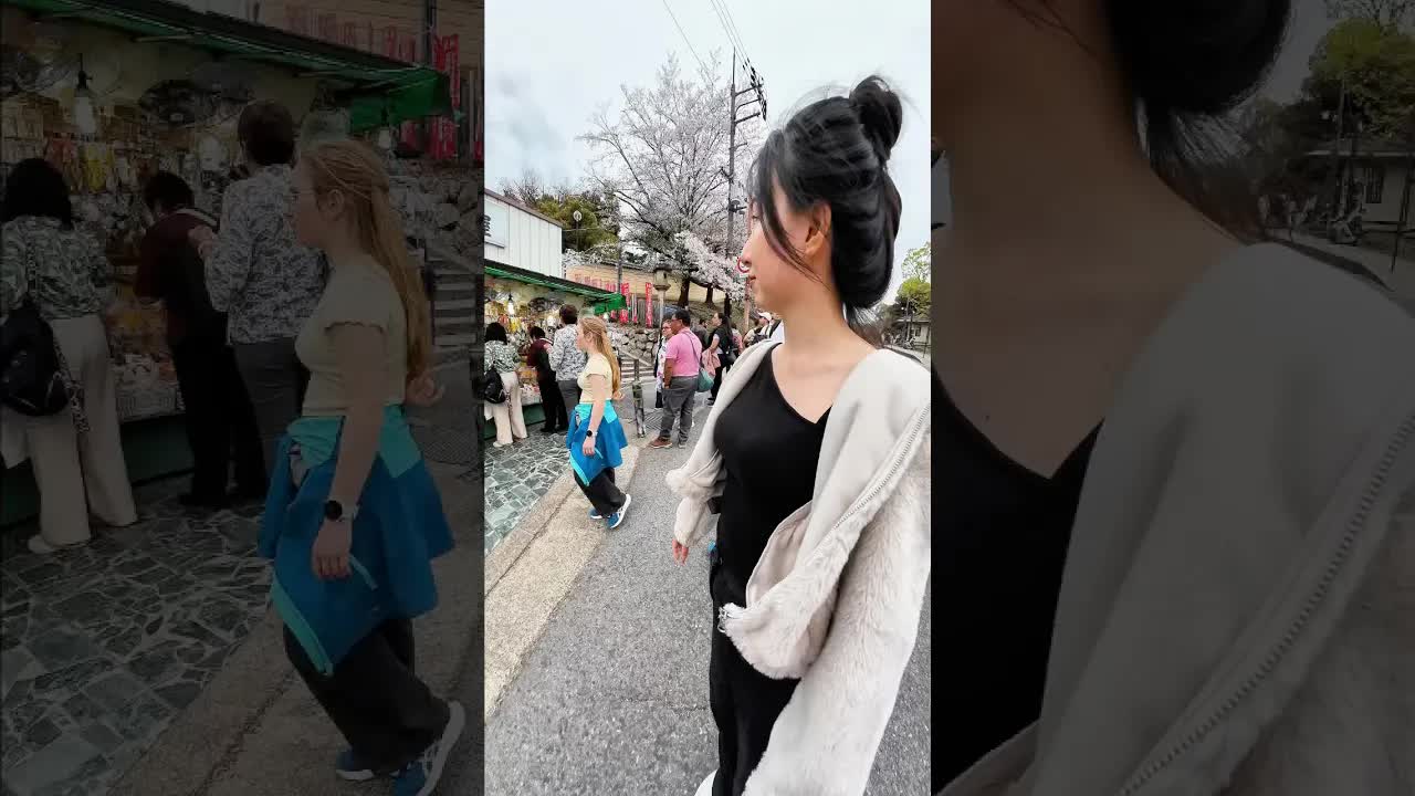 Feira de rua no Japão com produtos temáticos