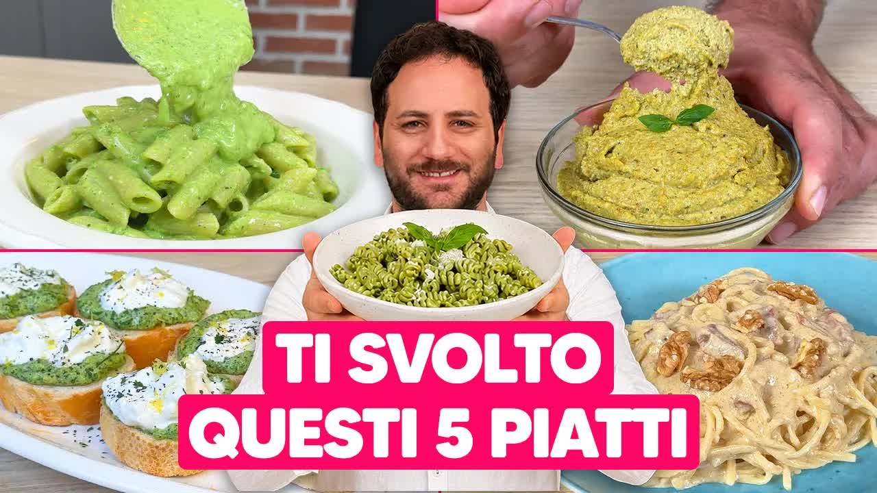 5 pesti facili per condire la pasta