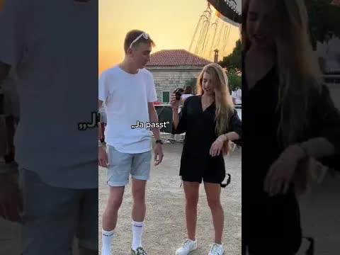 Fremde nach einem Date fragen