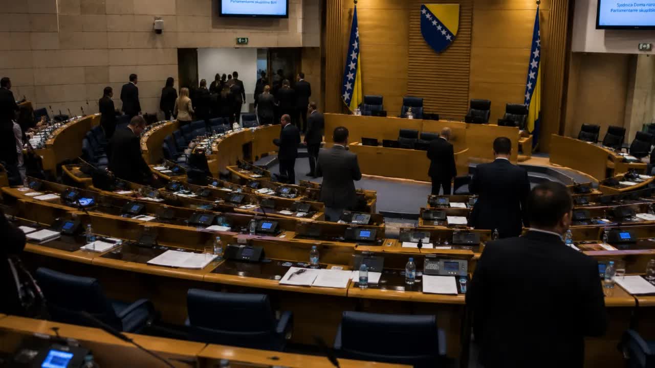 Blokada sjednice Doma naroda zbog zakona o saobraćaju