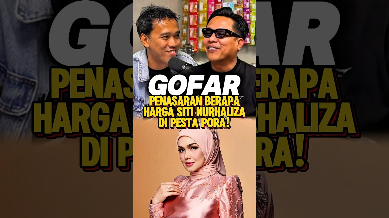 Gofar Tebak Gaji Siti Nurhaliza Saat Manggung