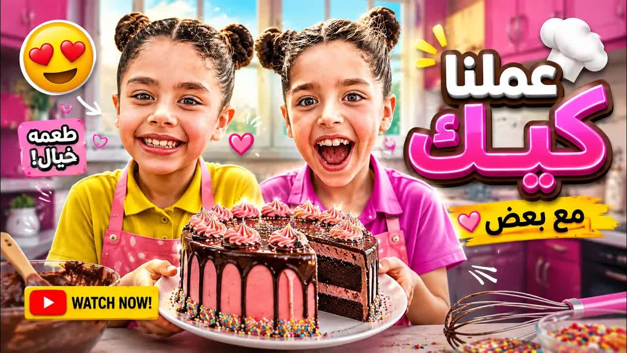 عملنا كيك في مطبخنا الجديد!