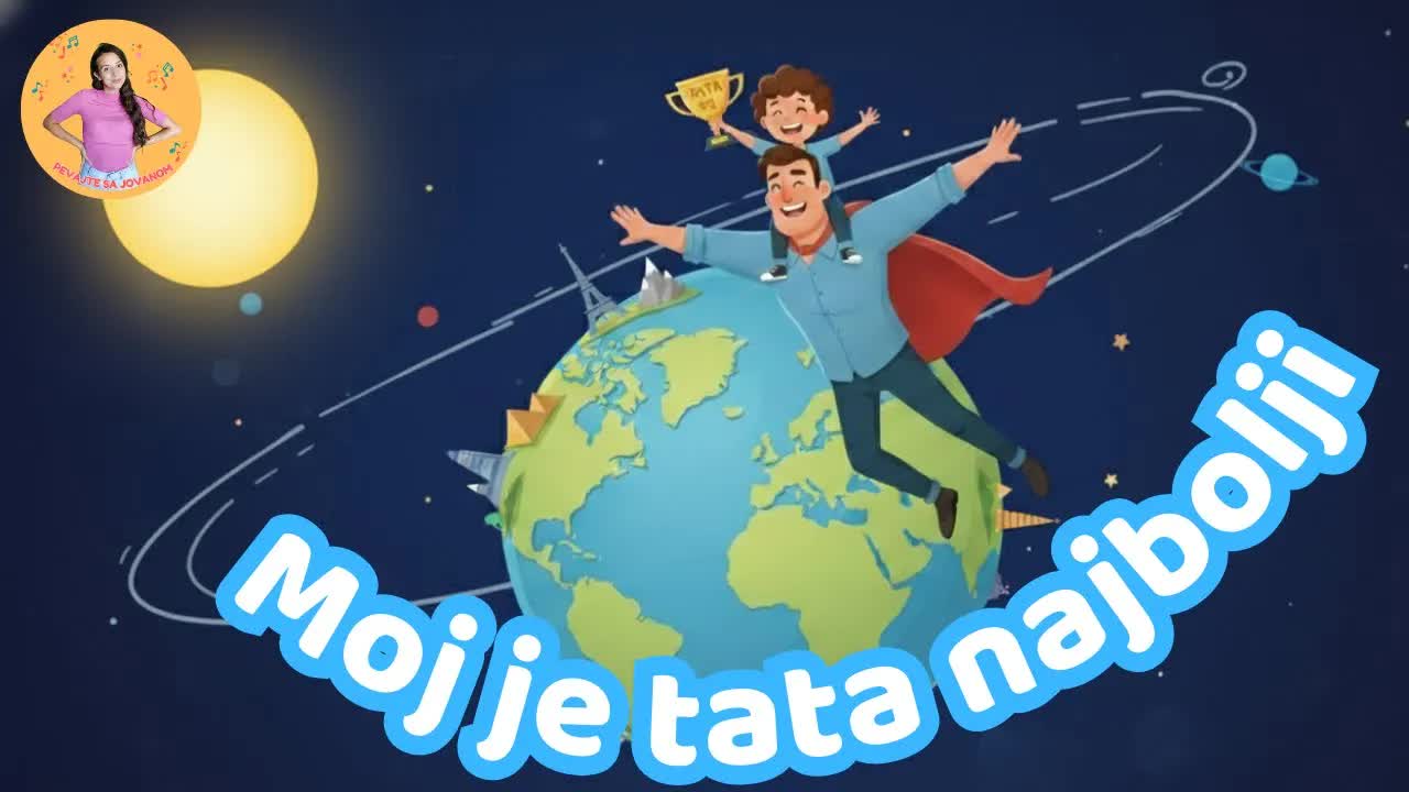 Moj je tata najbolji - Pesma o tati