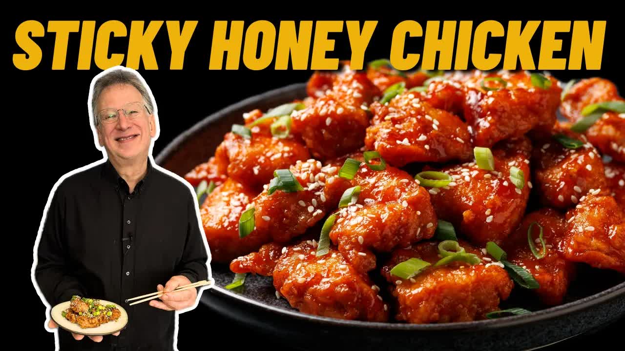 Sticky Honey Chicken recept stap voor stap
