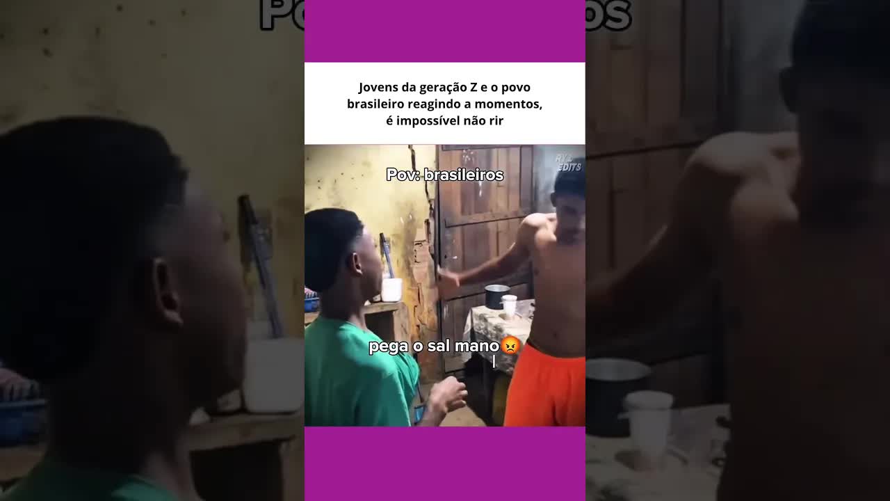 Jovens reagem a momentos engraçados