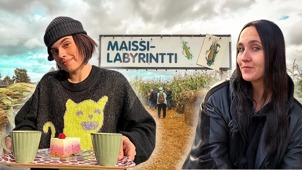 Maaseututreffeillä labyrintissa ja eläinten parissa