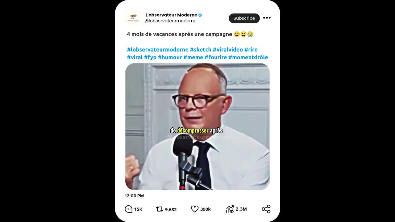 Pourquoi le président devrait se reposer après l'élection