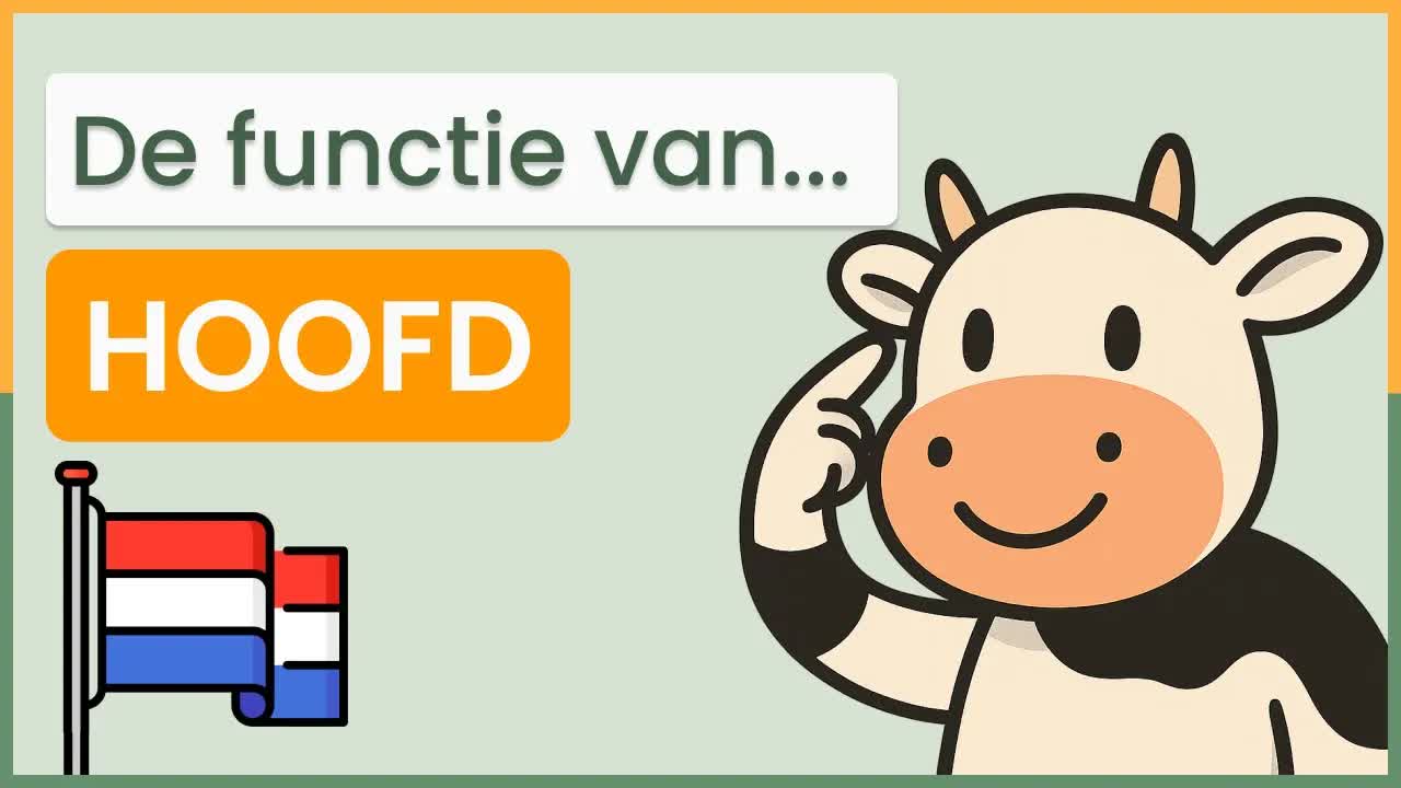 De betekenis van het woord hoofd in het Nederlands