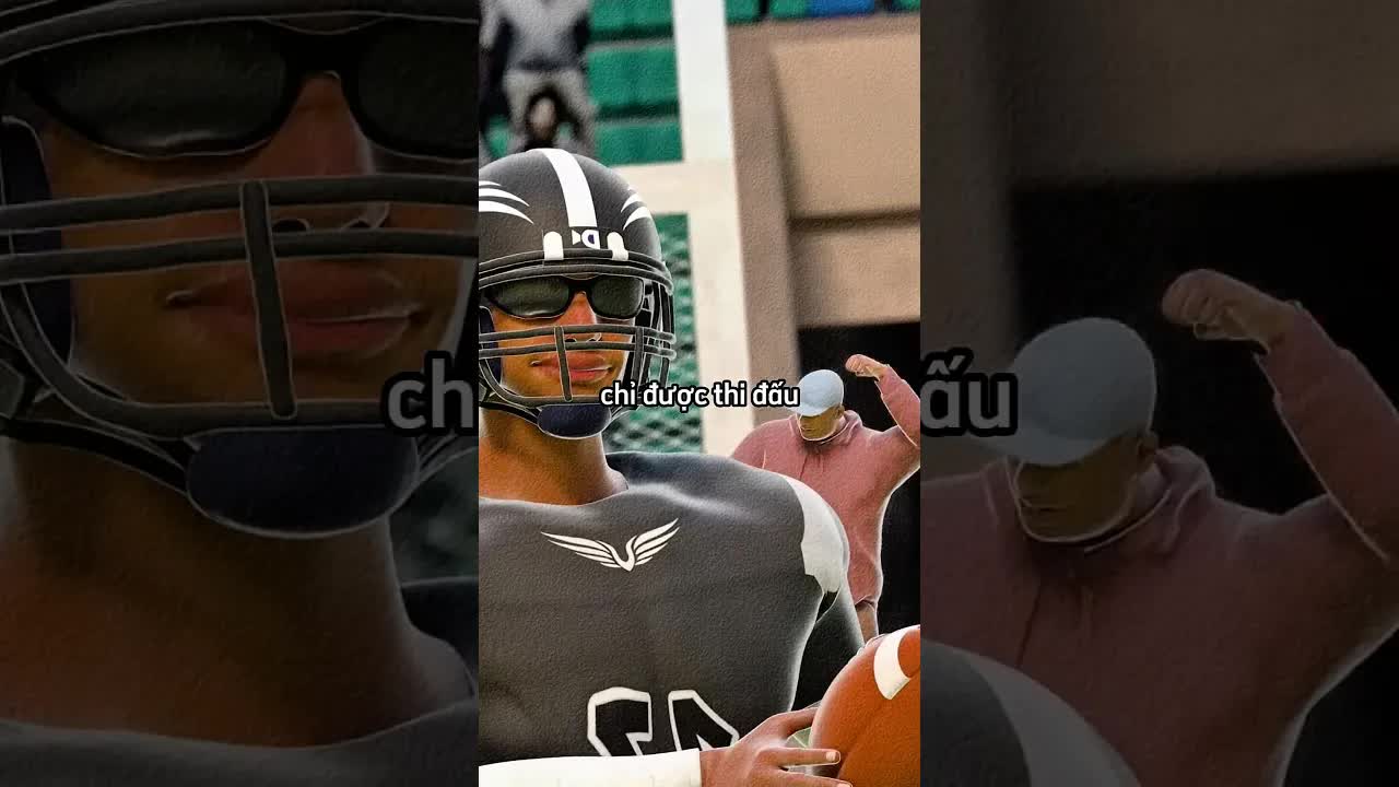 Cậu bé mù trở thành quarterback nhờ bố hỗ trợ