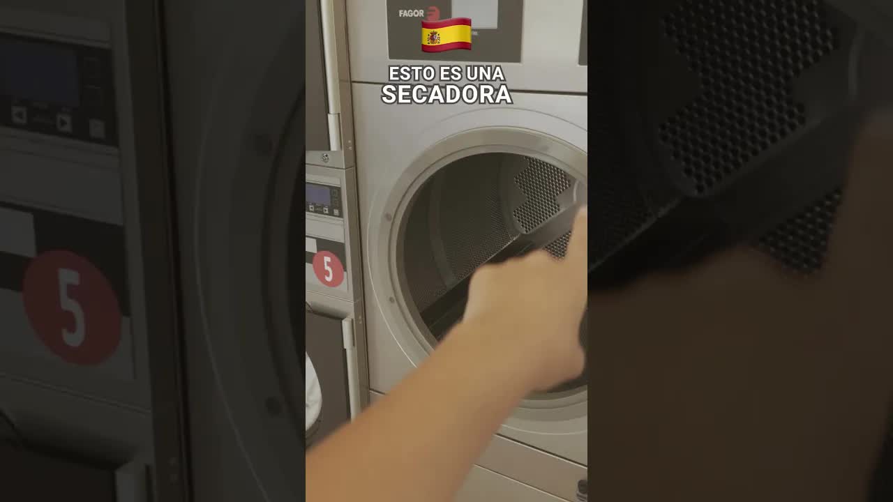 Vocabulario de la lavandería en español