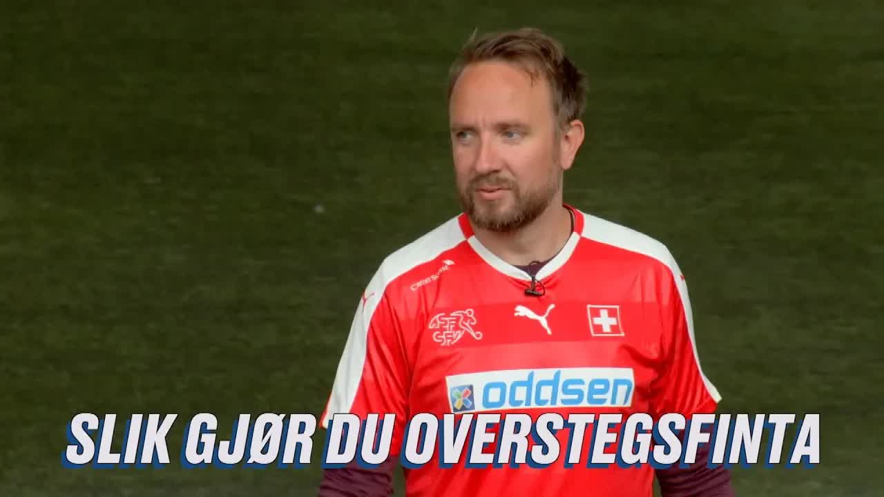 Slik gjør du overstegsfinta i fotball