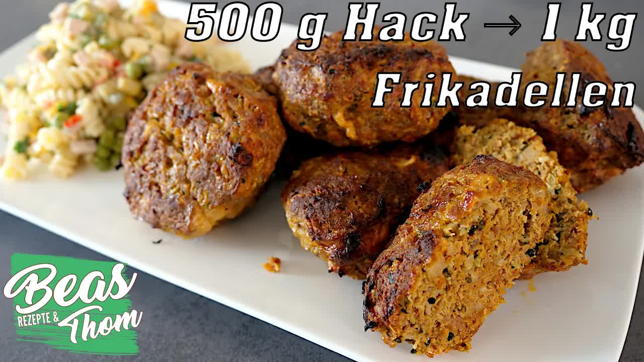 Saftige Frikadellen aus dem Ofen für wenig Geld