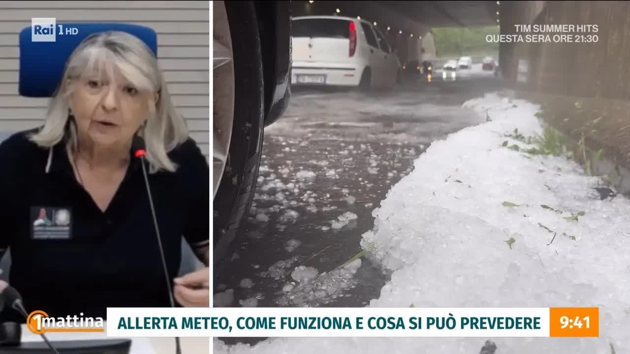 La grandinata che ha colpito Marche e Abruzzo