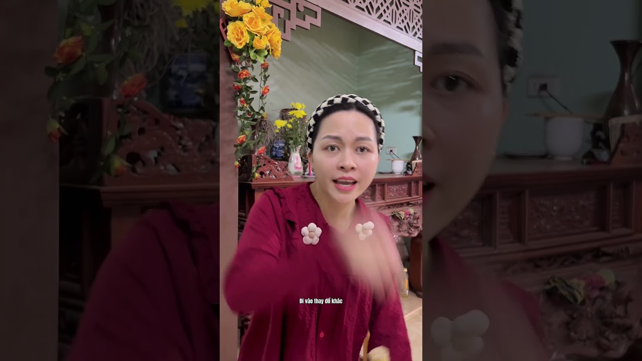 Anh chồng mặc đồ đi nhậu bị vợ chê