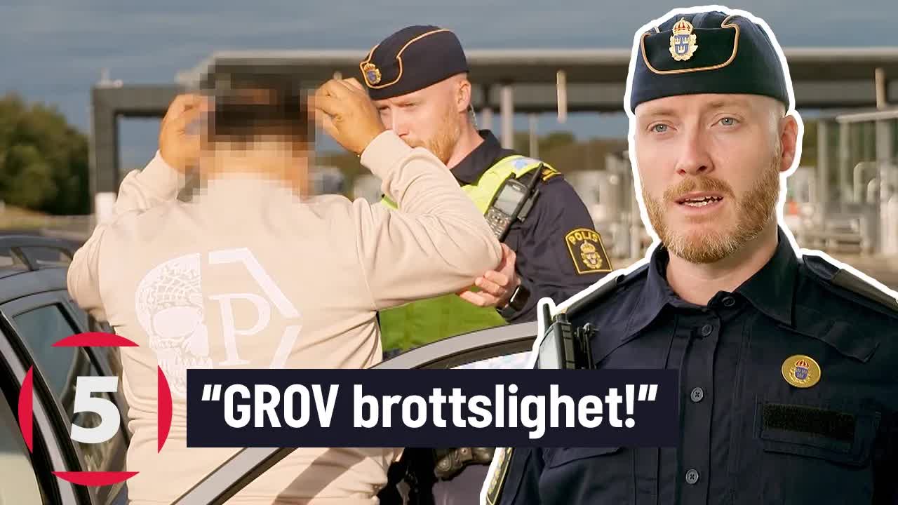 Gränsbevakaren kontrollerar misstänkt vid Öresund
