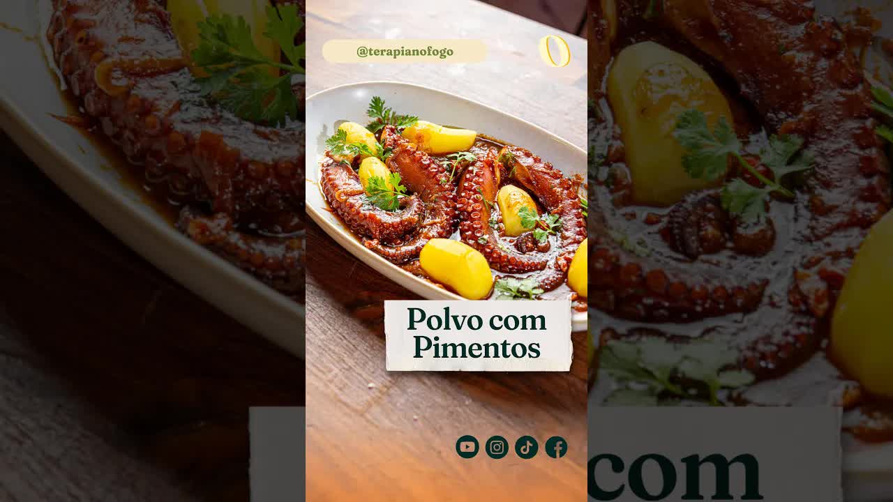 Como fazer polvo estufado com pimentos
