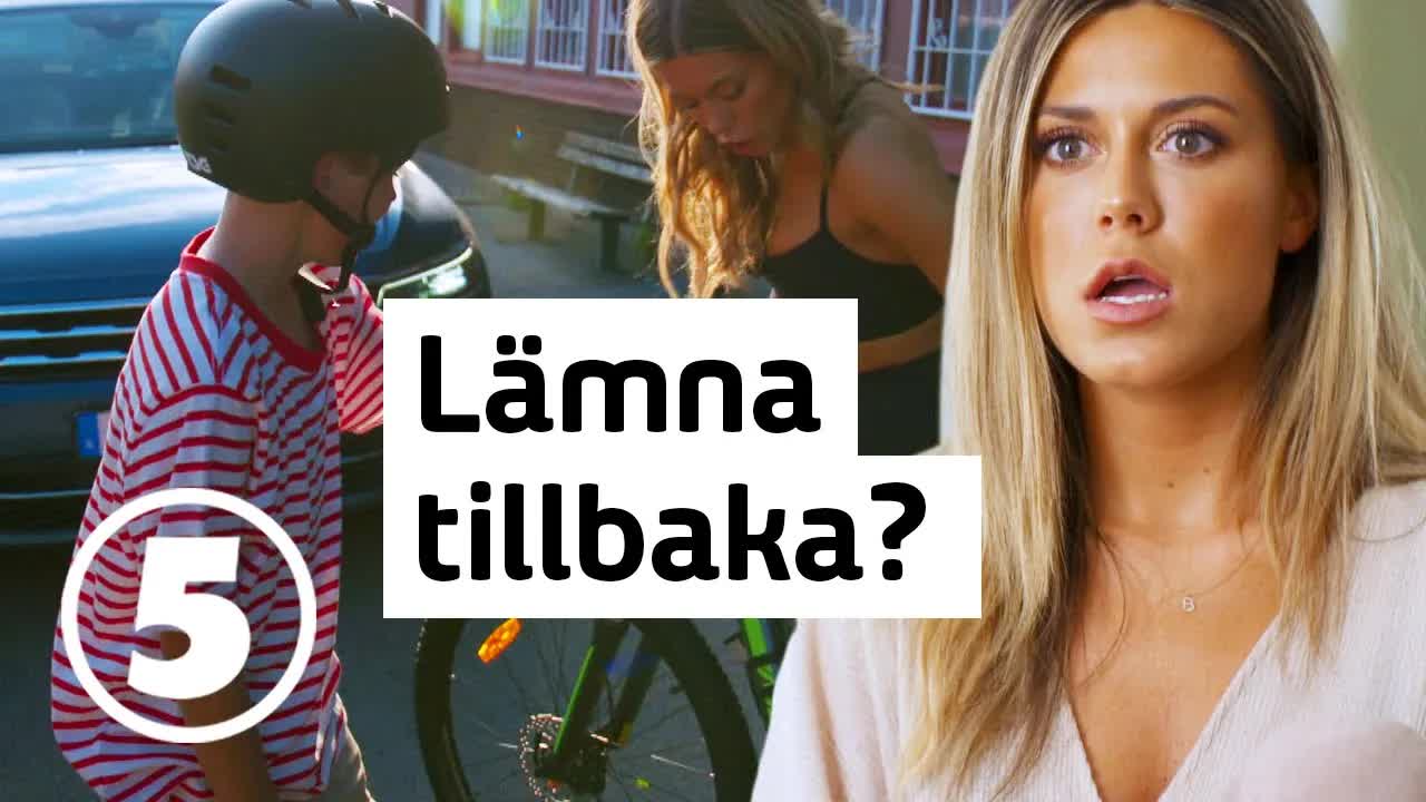 Biancas cykelpresent till Theo går helt fel