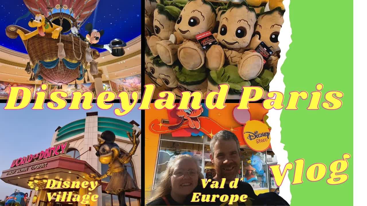 Vlog: Disneyland Paris og Val d'Europe Shopping