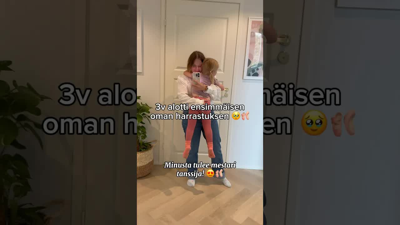 Lapsen ensimmäinen harrastus: tanssiaiset