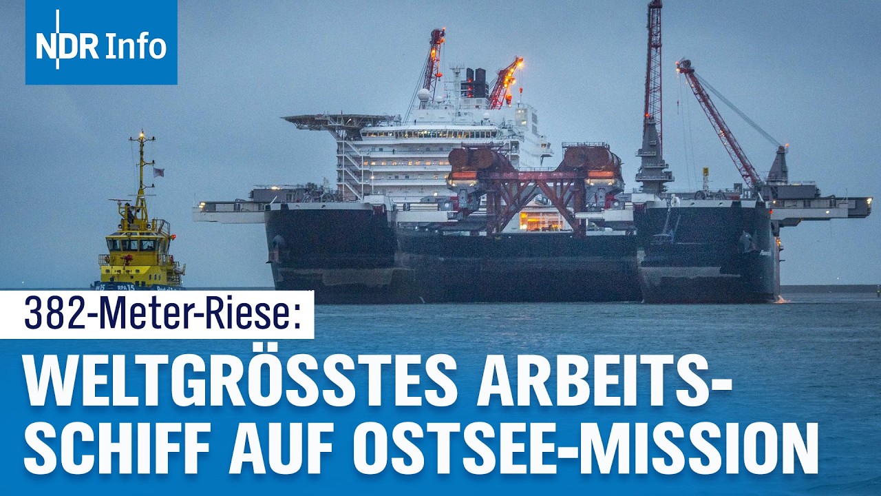 Das größte Arbeitsschiff der Welt: Pioneering Spirit