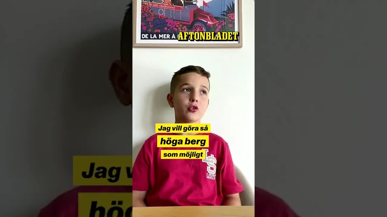 Åttaårige Albert bestiger Kebnekaise