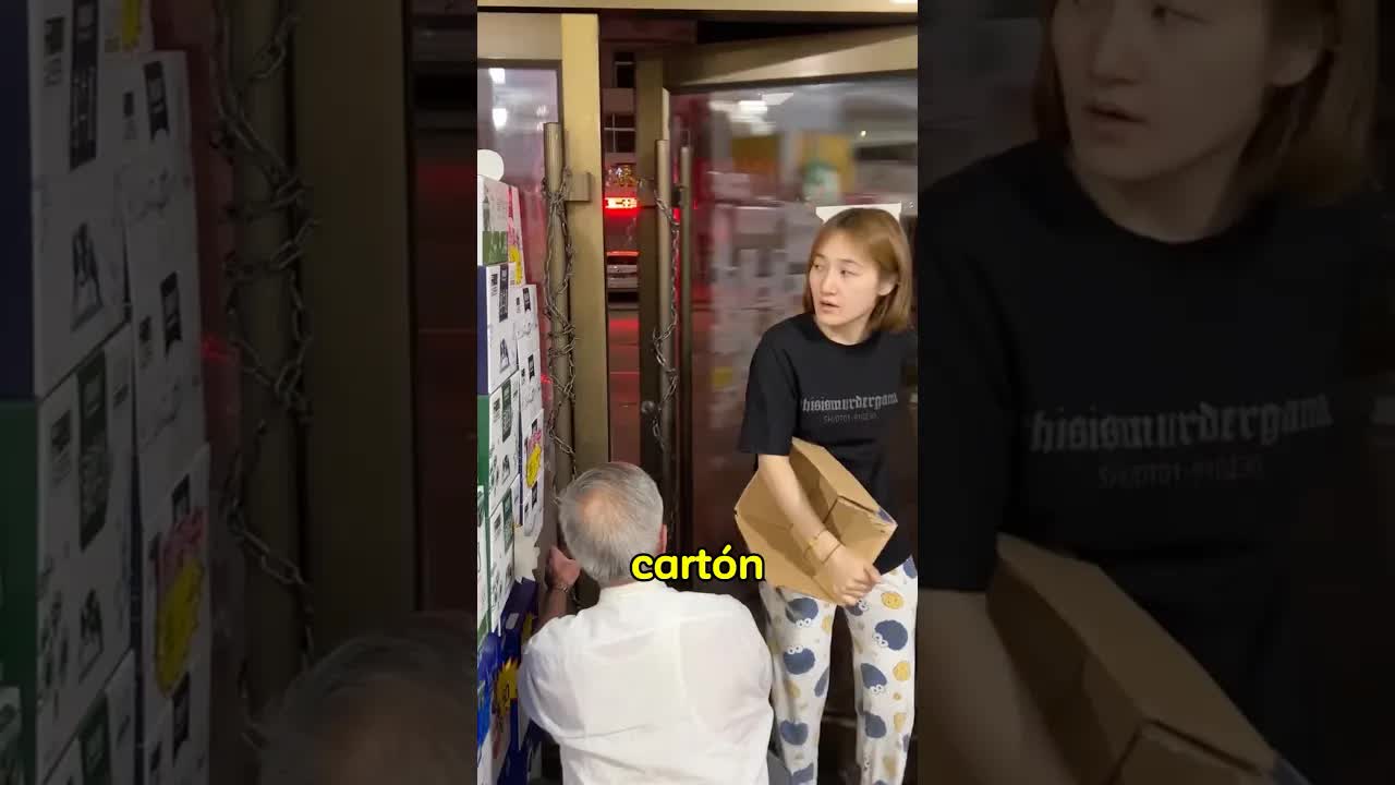 Dormimos en el suelo de un supermercado