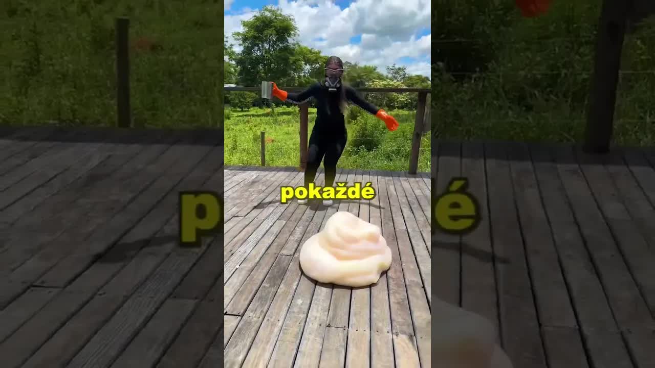 Výroba sloní pasty s peroxidem vodíku